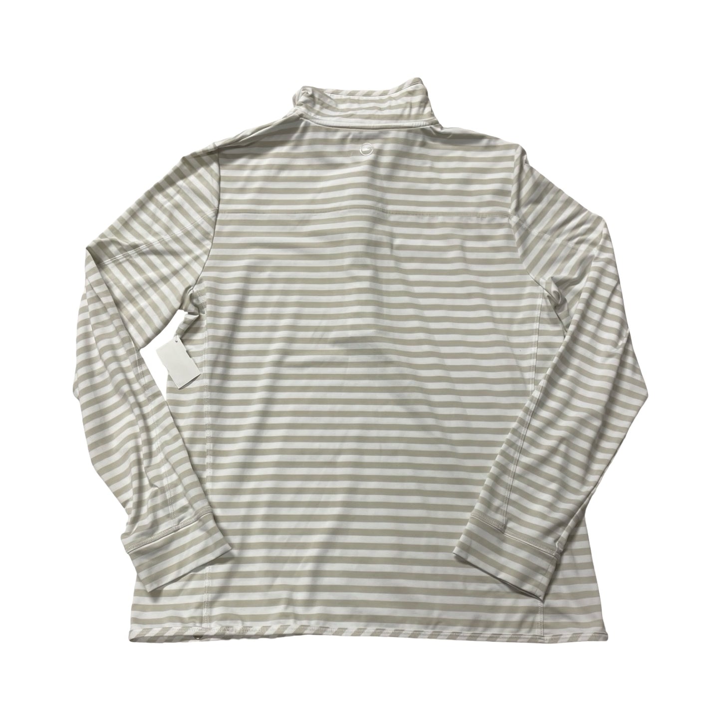 Athletic Jacket By Vineyard Vines In Tan & White, Size:L
