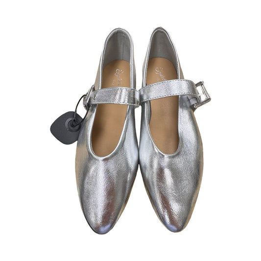 Shoes Flats By Seychelles In Silver, Size:8.5