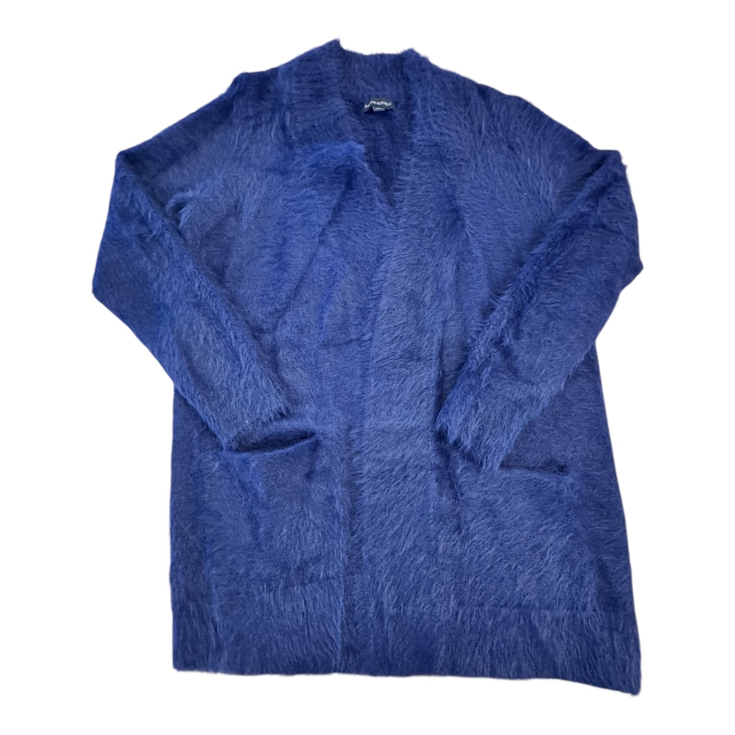 Sweater Cardigan By Banana Republic In Blue, Size:M