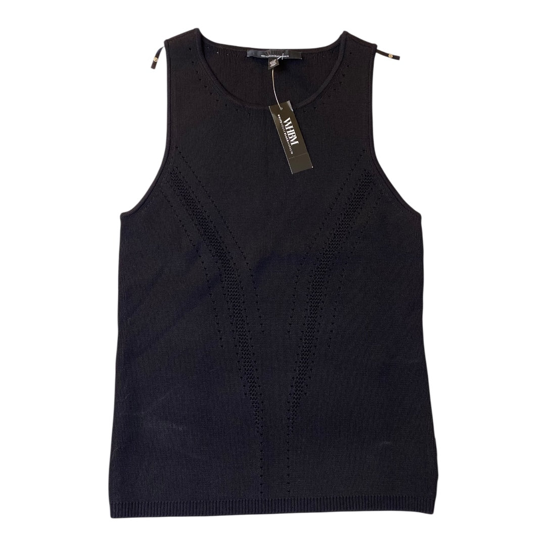 Top Sleeveless By White House Black Market In Black, Size:M