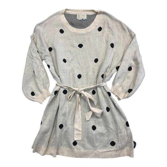 Sweater By Anthropologie In Polkadot Pattern, Size:3X