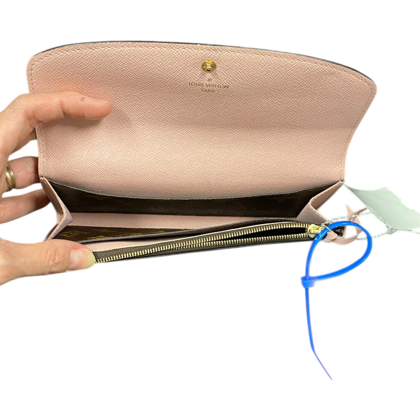 Wallet Luxury Designer By Louis Vuitton In Brown, Size:Medium