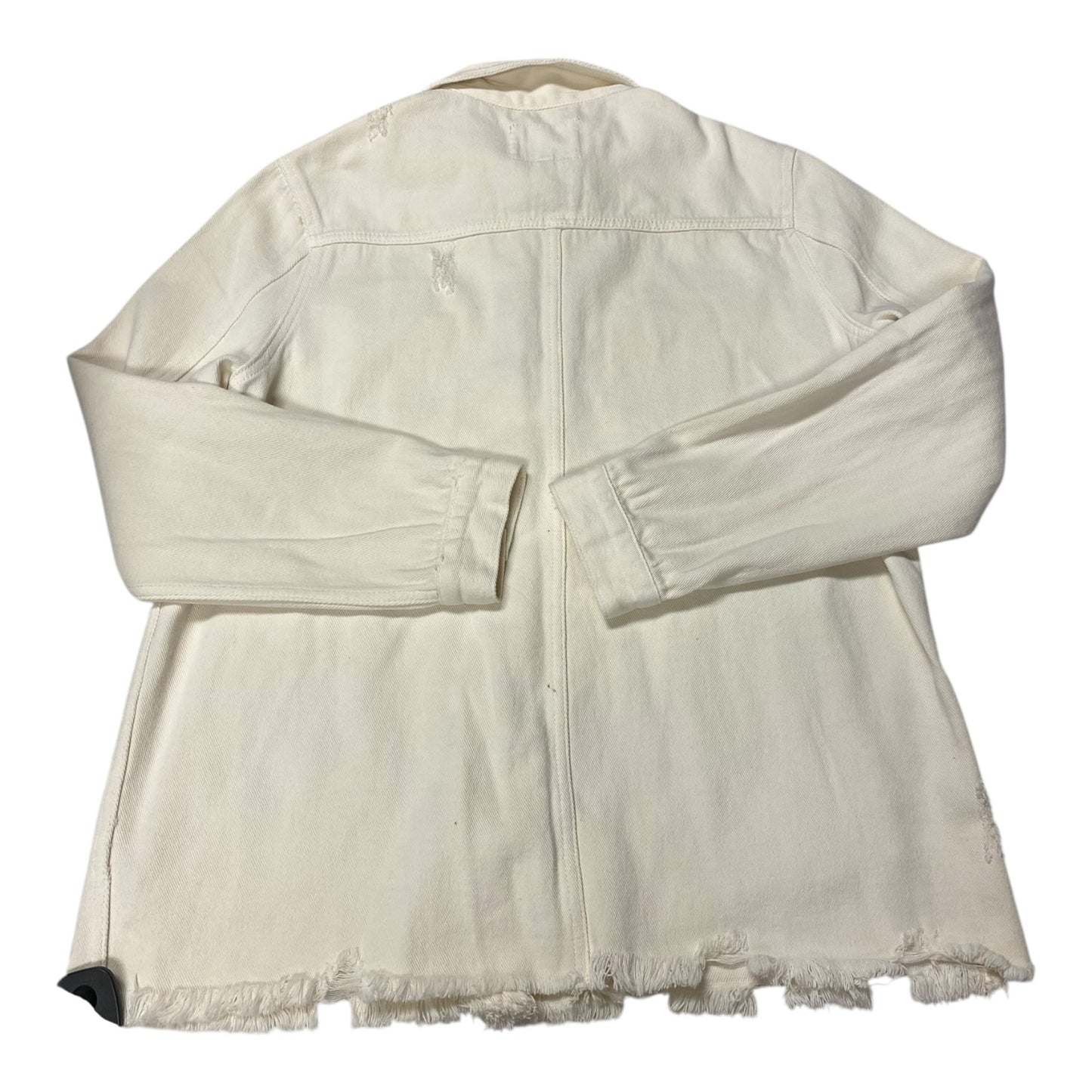 Jacket Denim By Thread And Supply In Cream Denim, Size:L