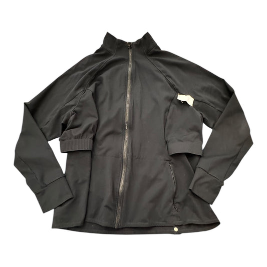 Athletic Jacket By Fabletics In Black, Size:1X