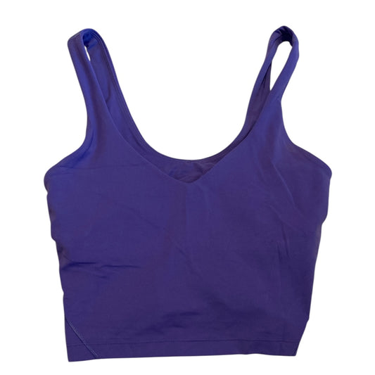 Athletic Tank Top By Lululemon In Purple, Size:6