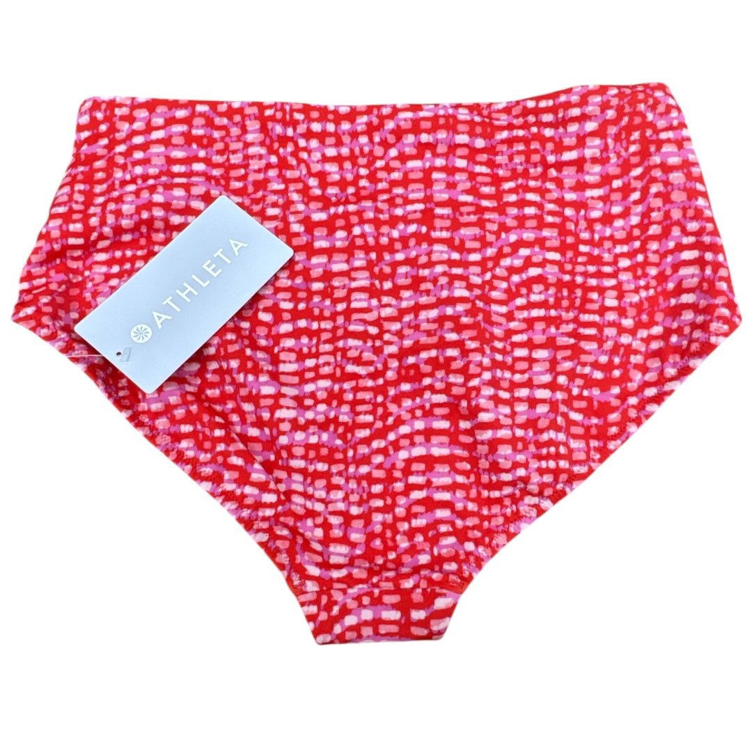 Swimsuit Bottom By Athleta In Pink & Red, Size: M