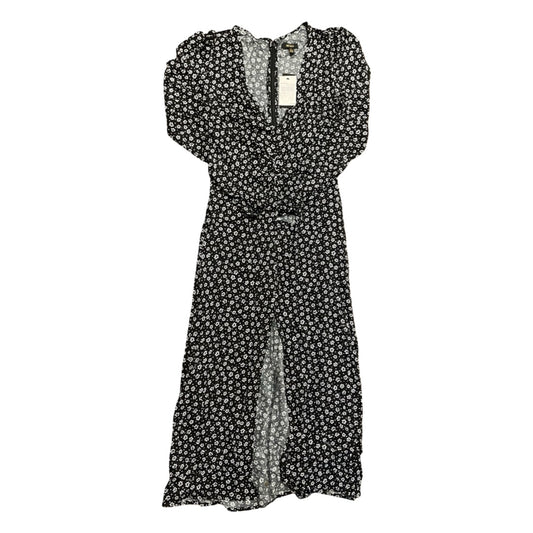 Dress Casual Maxi By Afrm In Black & White, Size:S