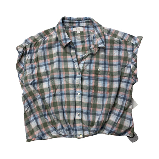 Top Ss By Kut In Plaid Pattern, Size:Xl