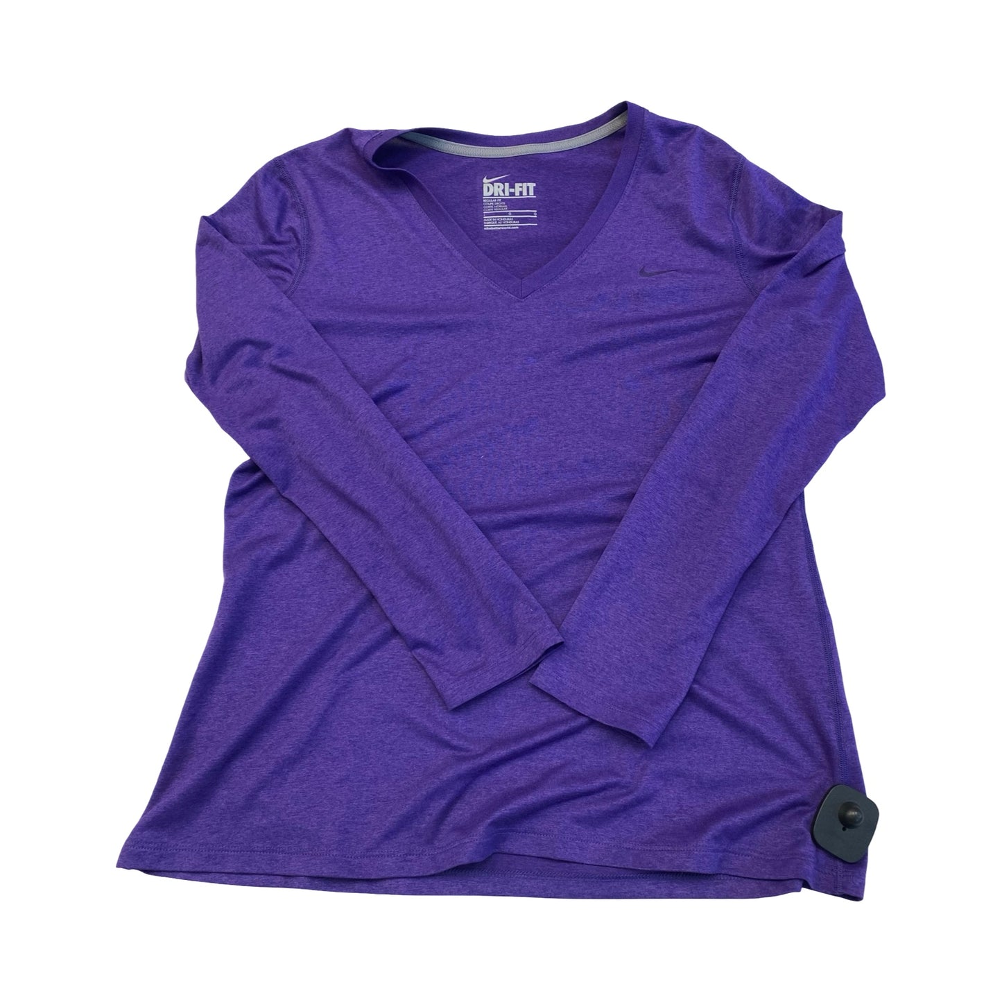 Athletic Top Ls Crewneck By Nike In Purple, Size:L
