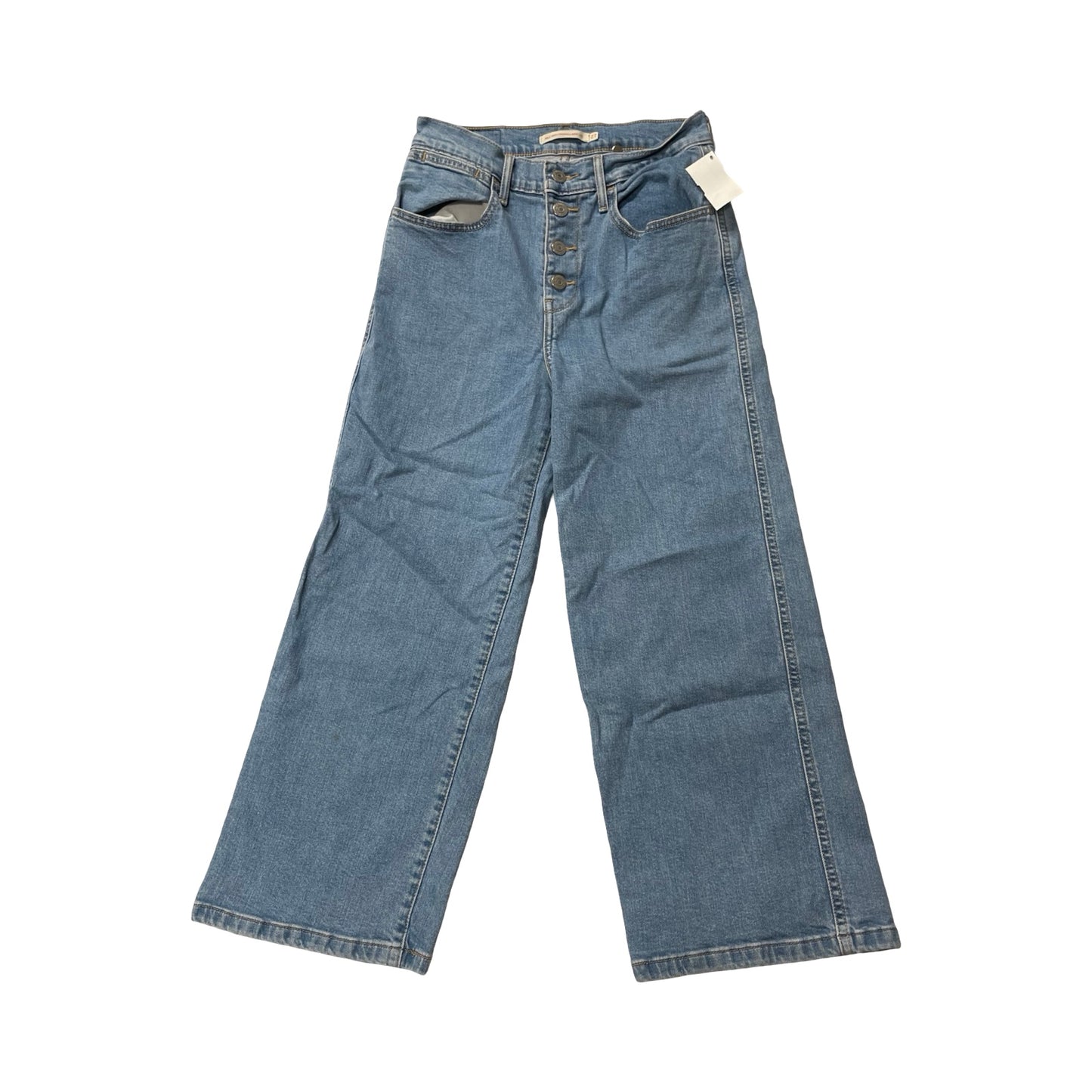 Jeans Cropped By Levis In Blue, Size:4