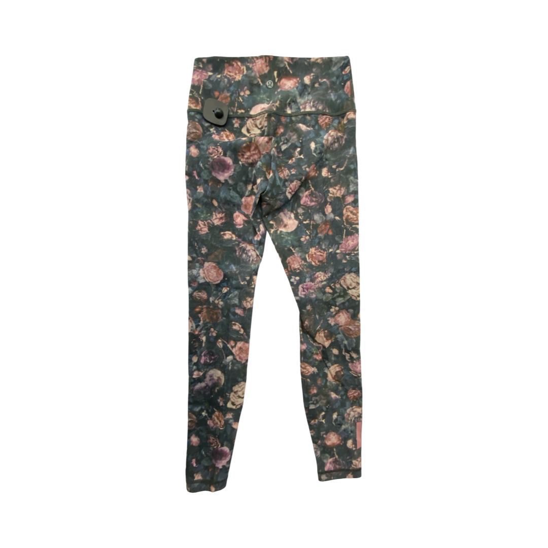 Athletic Leggings By Lululemon In Multi, Size:6