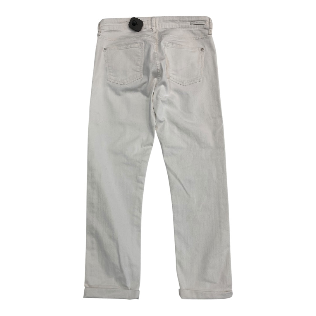 Jeans Skinny By Pilcro In White Denim, Size:6