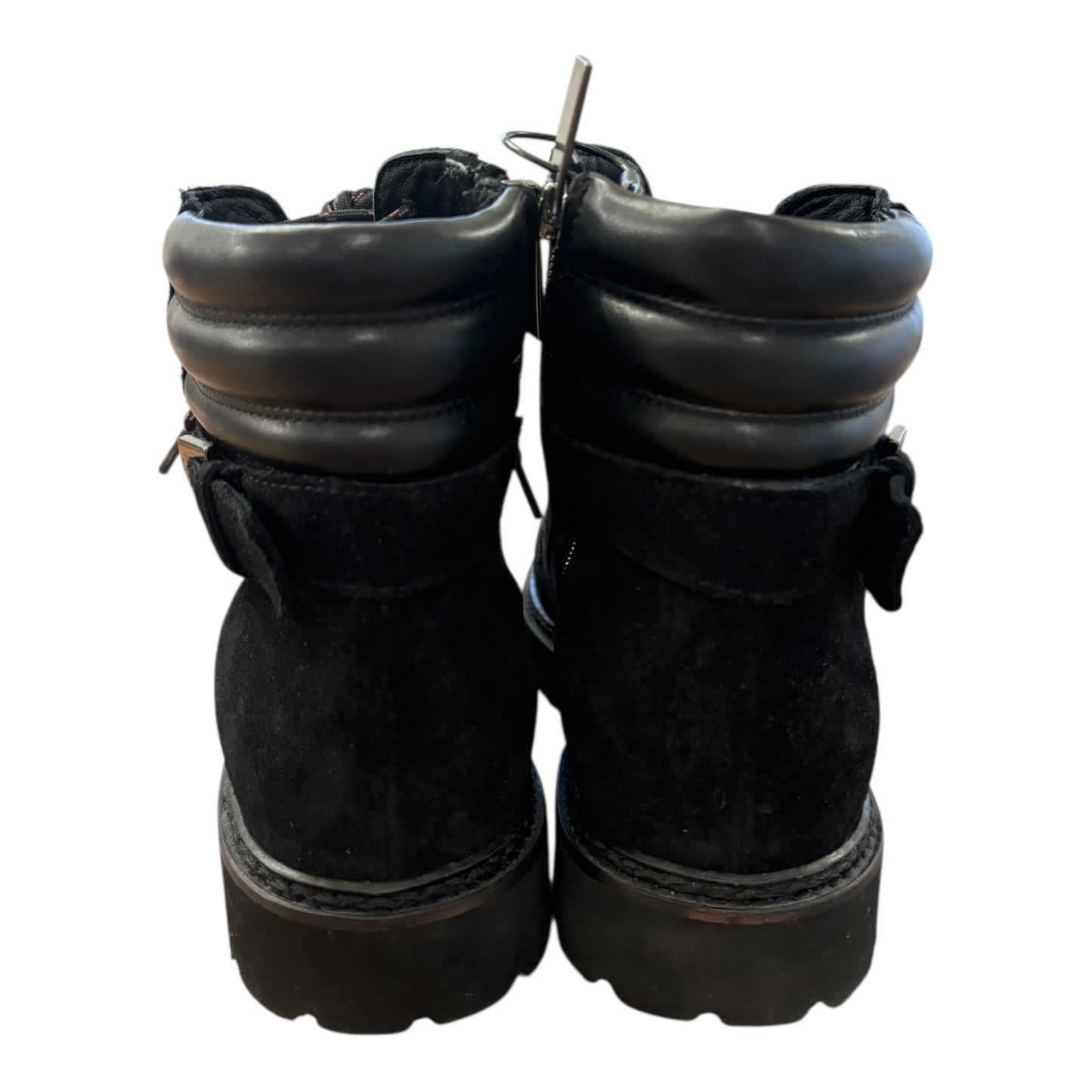 Boots Ankle Flats By Aquatalia In Black, Size:9.5