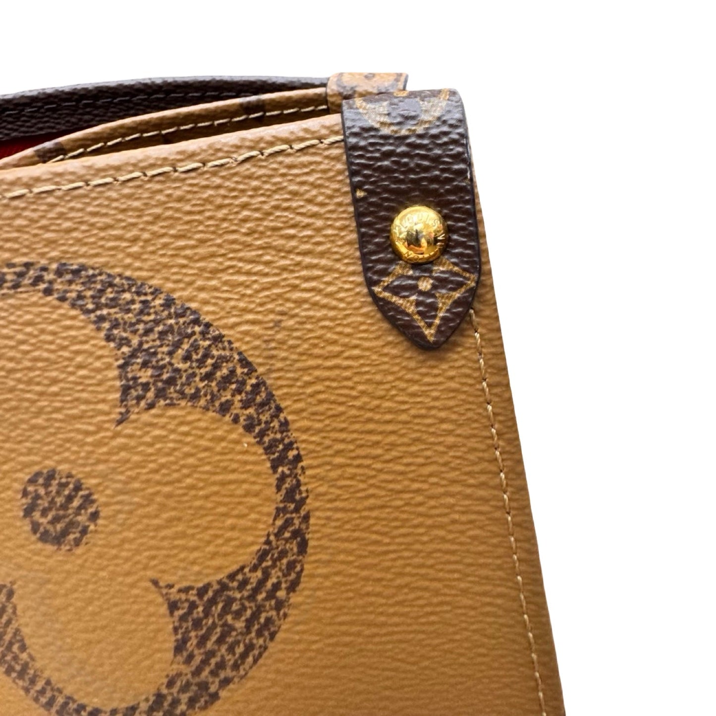 OnTheGo GM Handbag Luxury Designer By Louis Vuitton In Brown, Size:Large (GM)