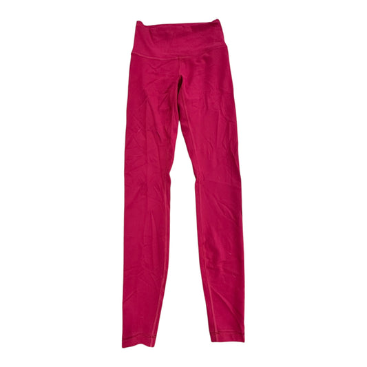 Athletic Leggings By Lululemon In Pink, Size:4
