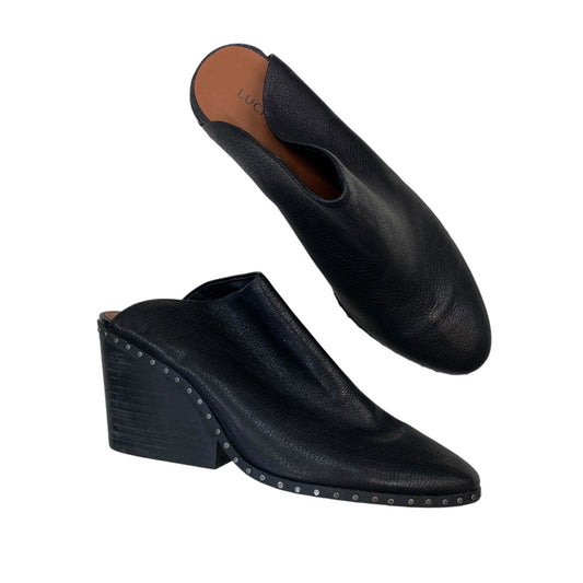 Boots Ankle Heels By Lucky Brand In Black, Size:7