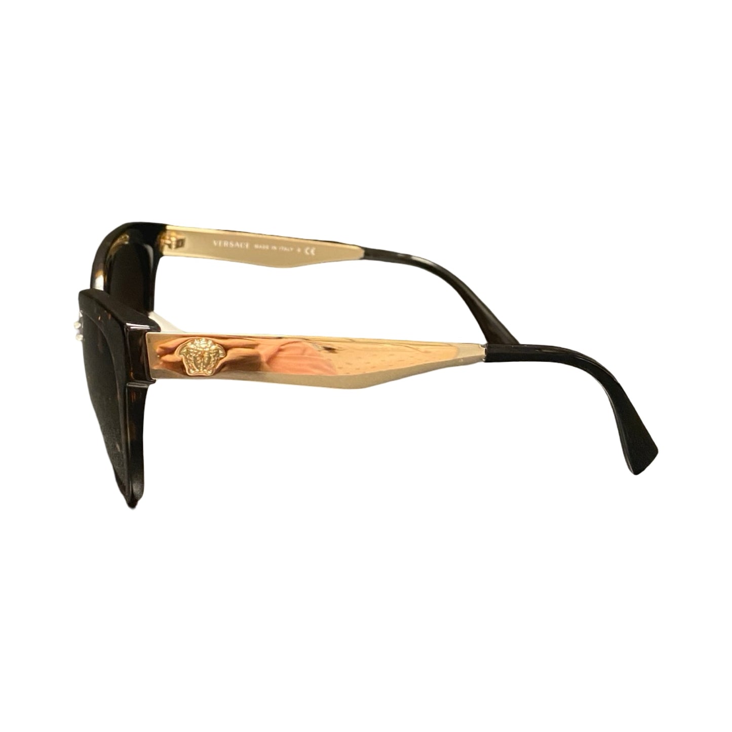 Sunglasses Luxury Designer By Versace In Multi, Size:
