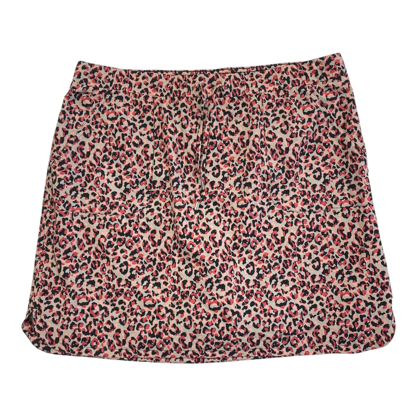 Athletic Skirt By Chicos In Animal Print, Size:12