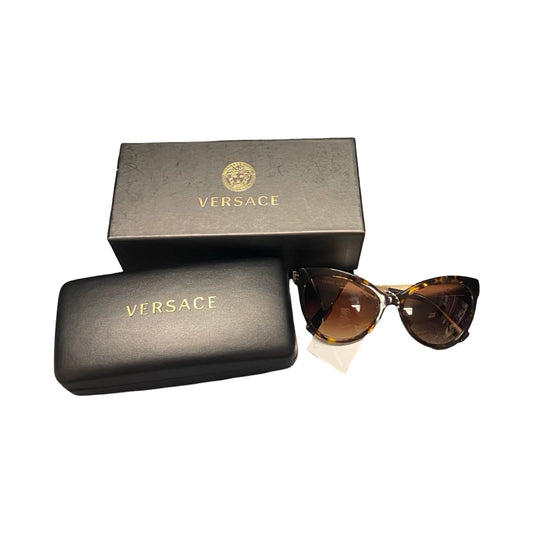 Sunglasses Luxury Designer By Versace In Multi, Size: