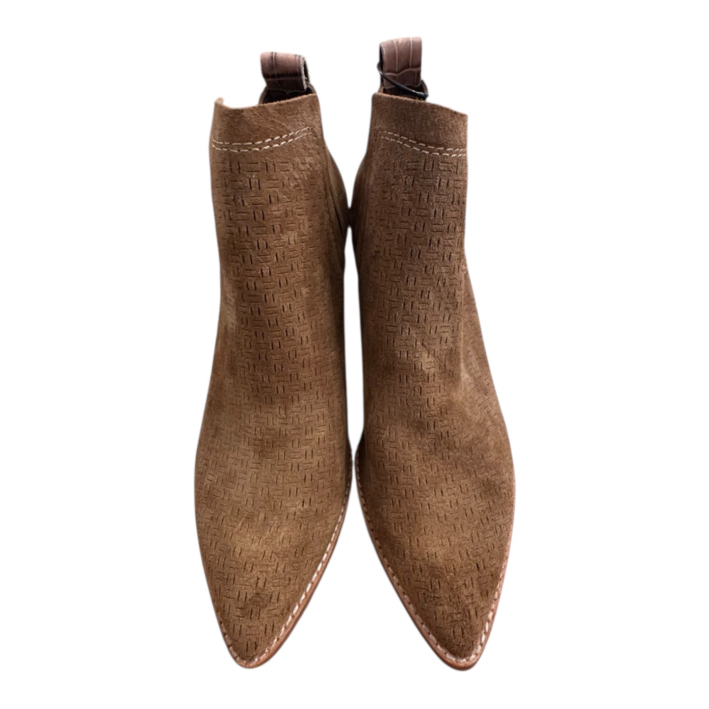 Boots Ankle Heels By Dolce Vita In Brown, Size:9.5