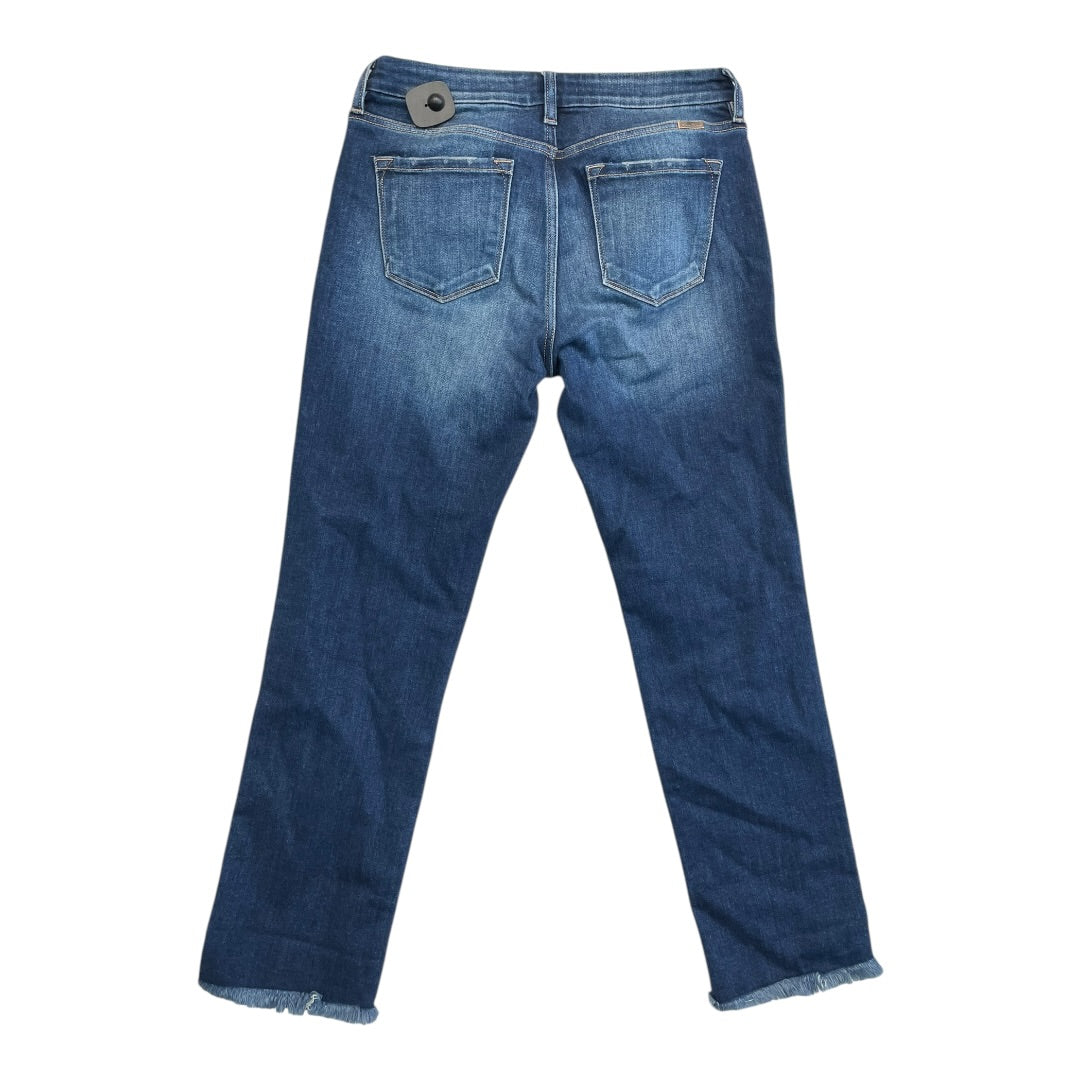 Jeans Straight By Kancan In Blue Denim, Size:6