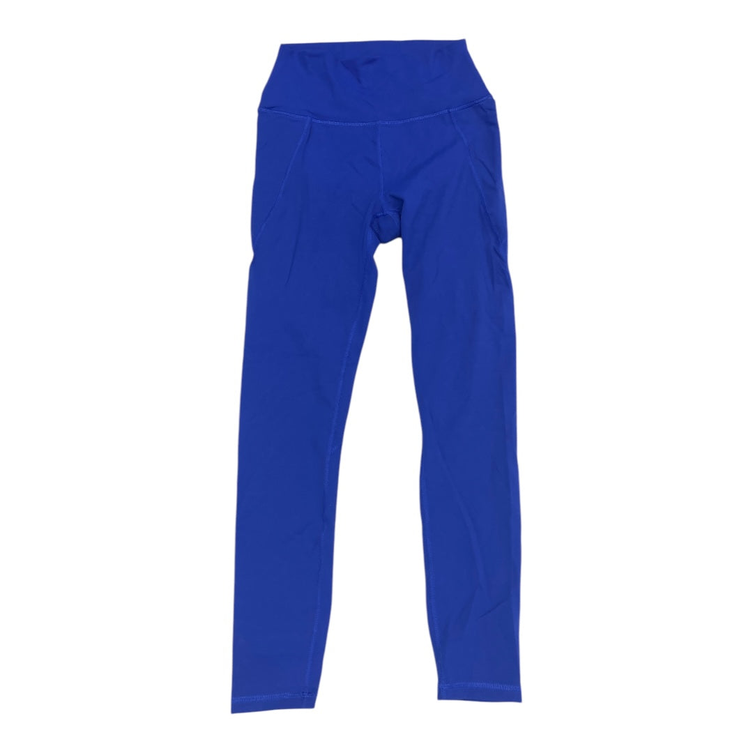 Athletic Leggings By Mono B In Navy, Size:M