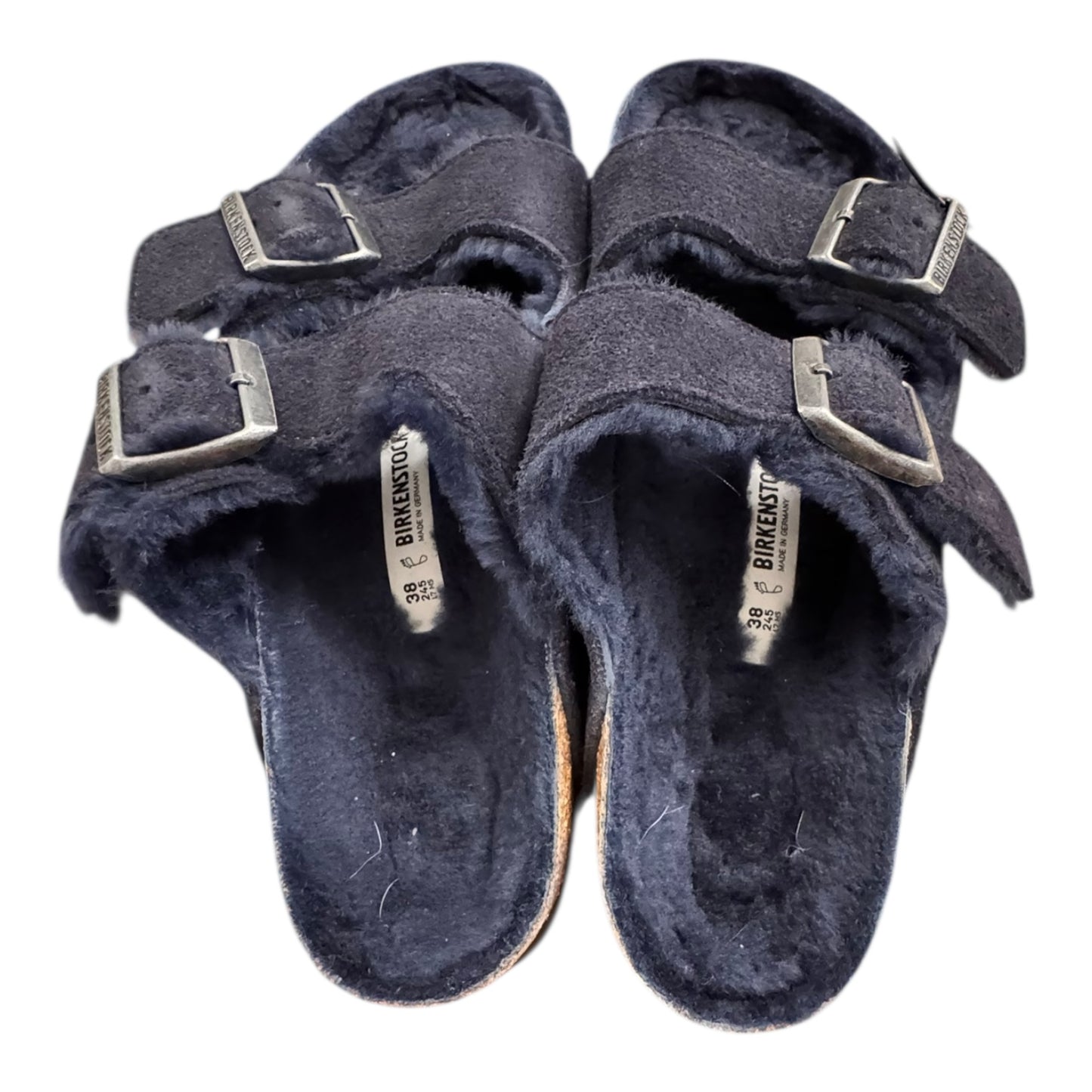 Sandals Designer By Birkenstock In Navy, Size:7