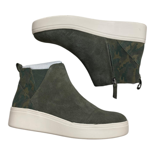 Shoes Heels Wedge By Toms In Green, Size:9.5