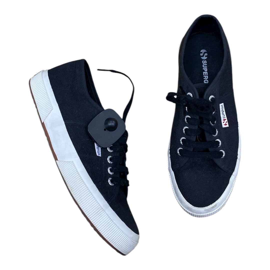Shoes Sneakers By Superga In Black, Size:8.5