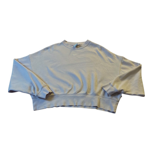 Athletic Sweatshirt Crewneck By Nike In Cream, Size:S