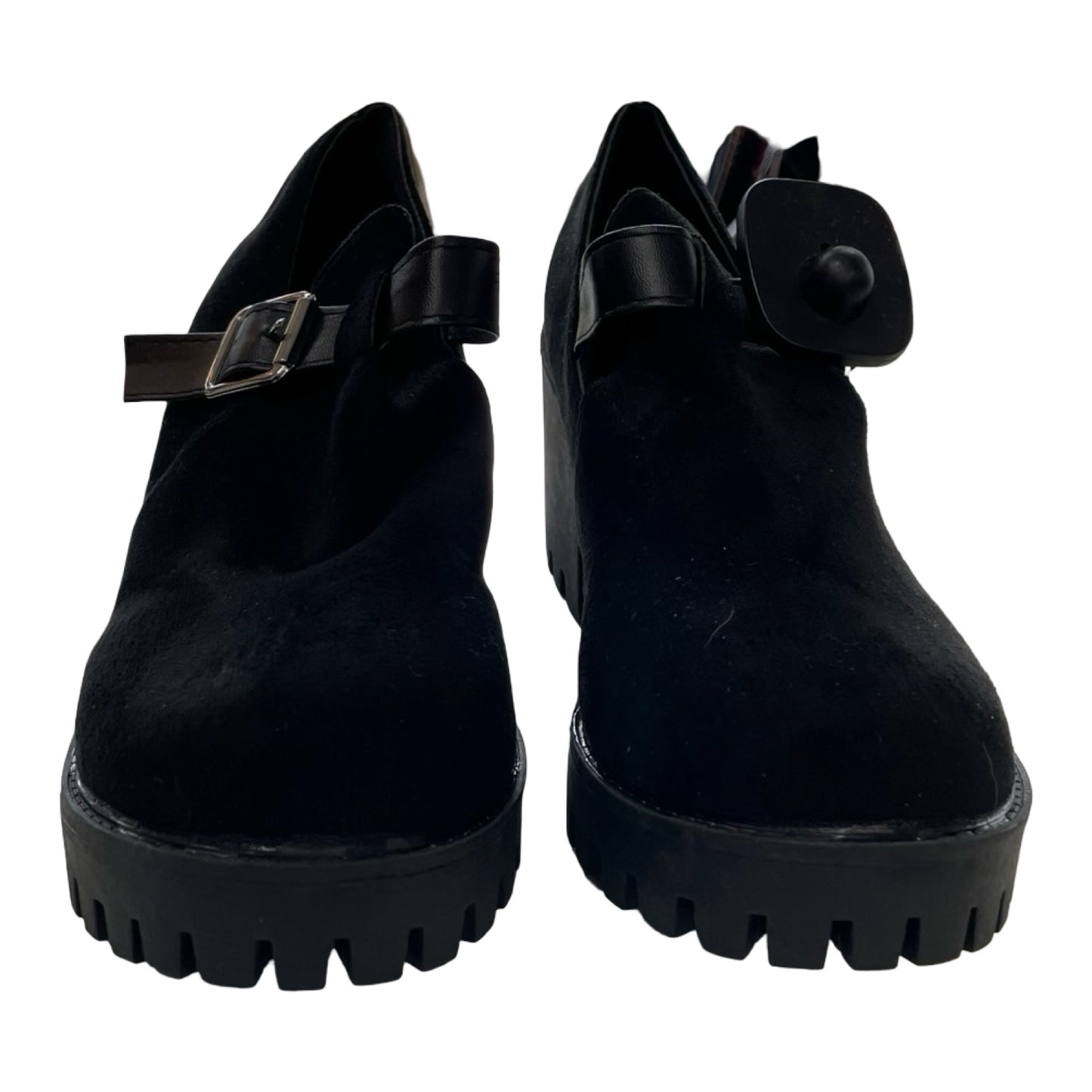 Shoes Heels Block By Clothes Mentor In Black, Size:9.5