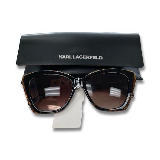 Sunglasses Designer By Karl Lagerfeld In Brown