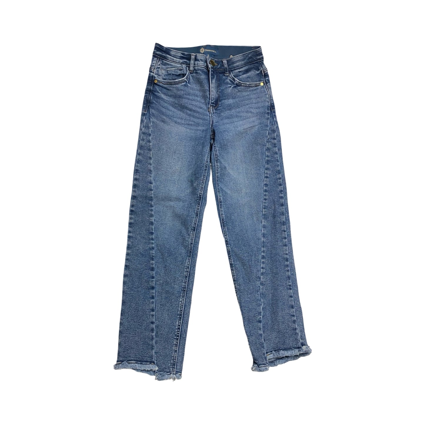 Jeans Straight By Democracy In Blue Denim, Size:2