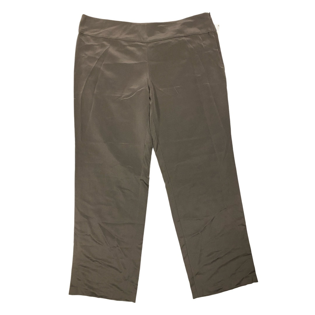 Pants Designer By Eileen Fisher In Brown, Size:Xl