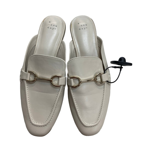 Shoes Flats By A New Day In White, Size:8