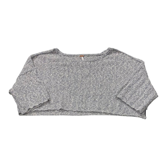 Sweater By Free People In Blue & Grey, Size:Xs