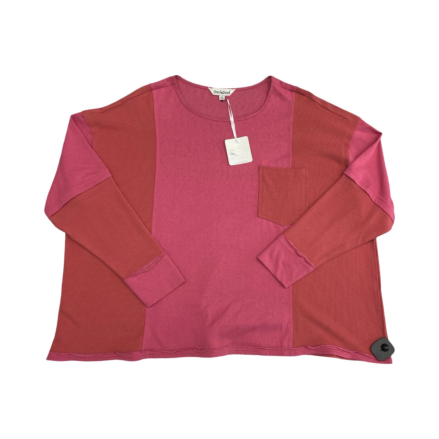 Top Ls By Davi & Dani In Pink & Red, Size:M