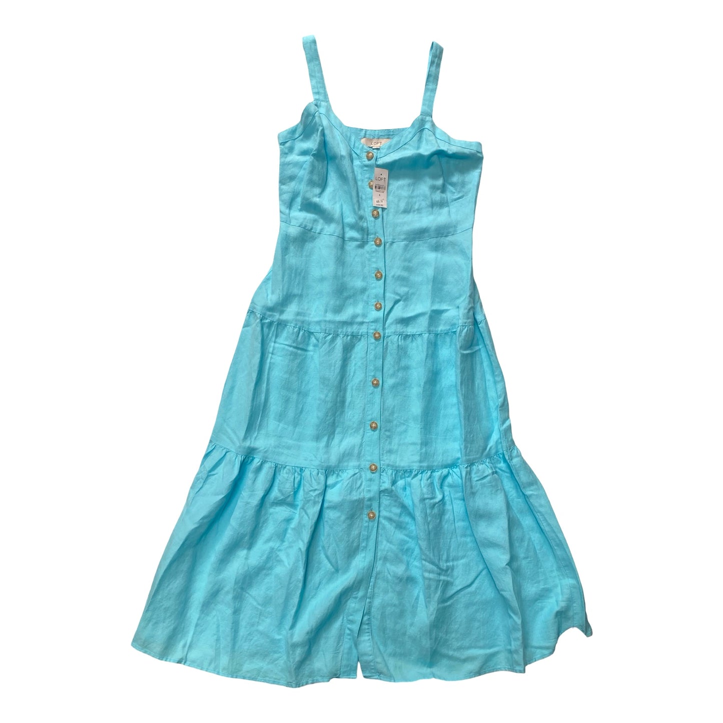 Dress Casual Maxi By Loft In Blue, Size:6