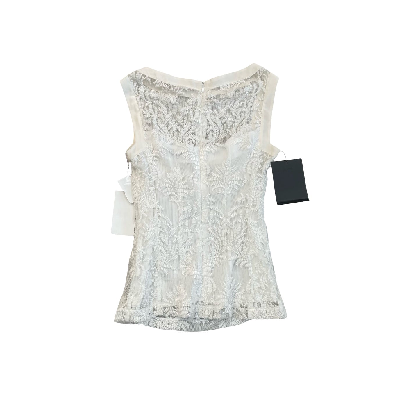 Top Sleeveless By Nanette Lepore In White, Size:0