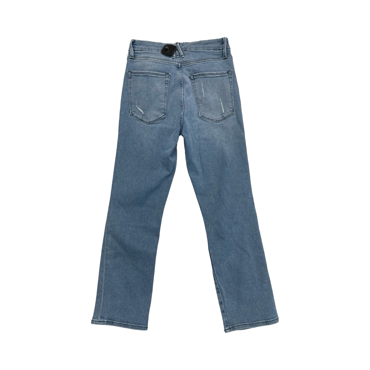 Jeans Straight By Good American In Blue Denim, Size:6.5