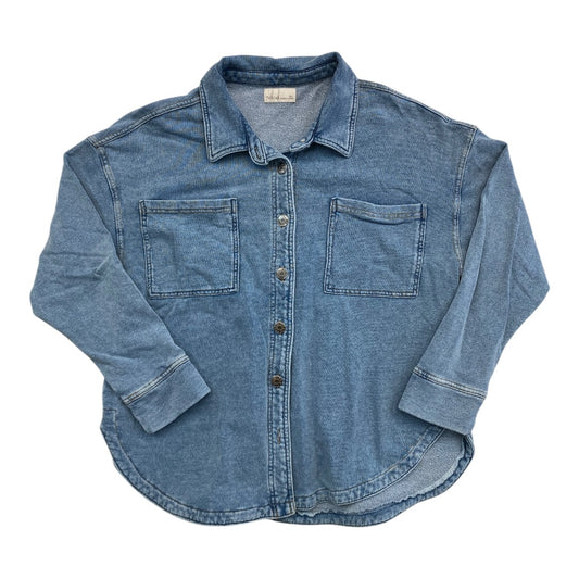 Blazer By Be Cool In Blue Denim, Size:L