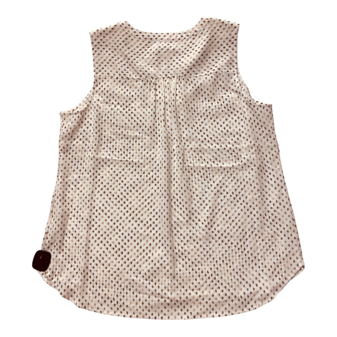 Top Sleeveless By Croft And Barrow In Multi, Size:Xxl