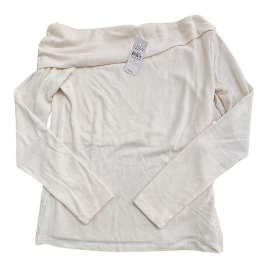 Sweater By Loft In Cream, Size:M