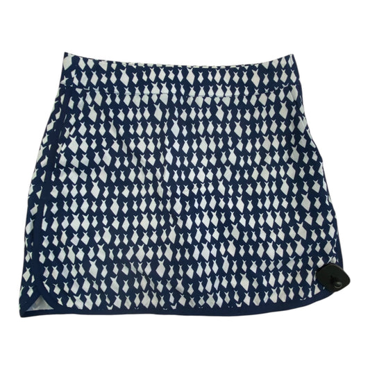 Skirt Mini & Short By Vineyard Vines In Blue & White, Size:4