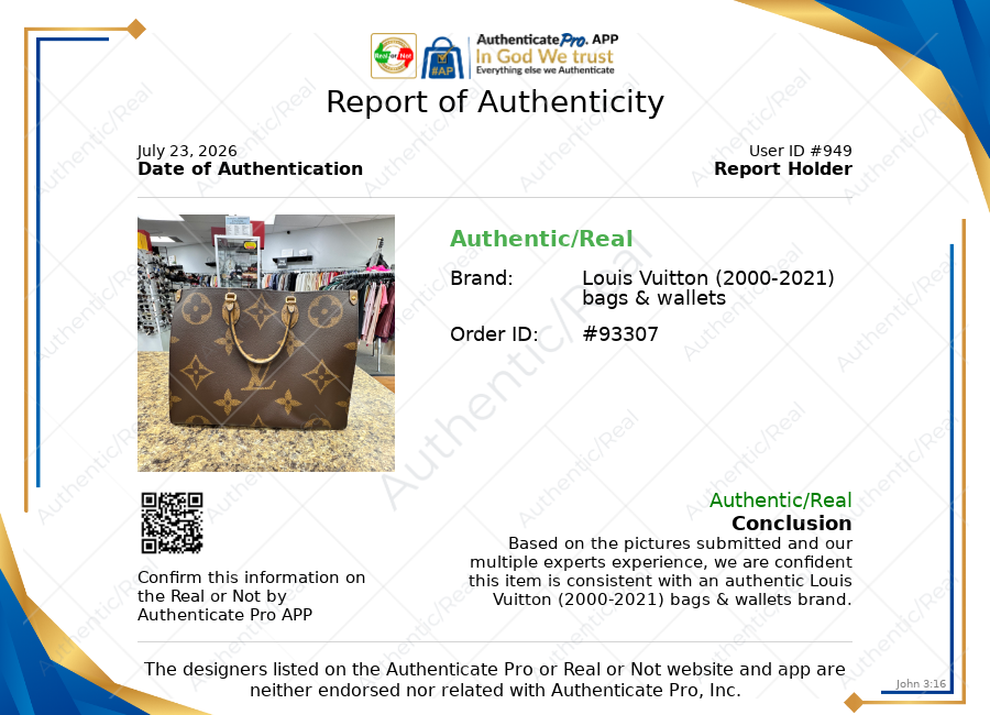 OnTheGo GM Handbag Luxury Designer By Louis Vuitton In Brown, Size:Large (GM)