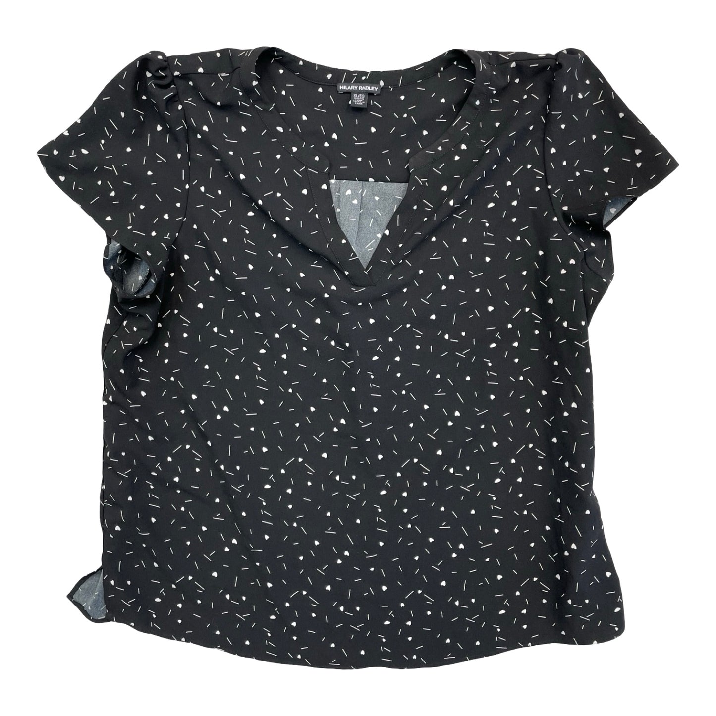 Top Ss By Hilary Radley In Black & White, Size:Xl