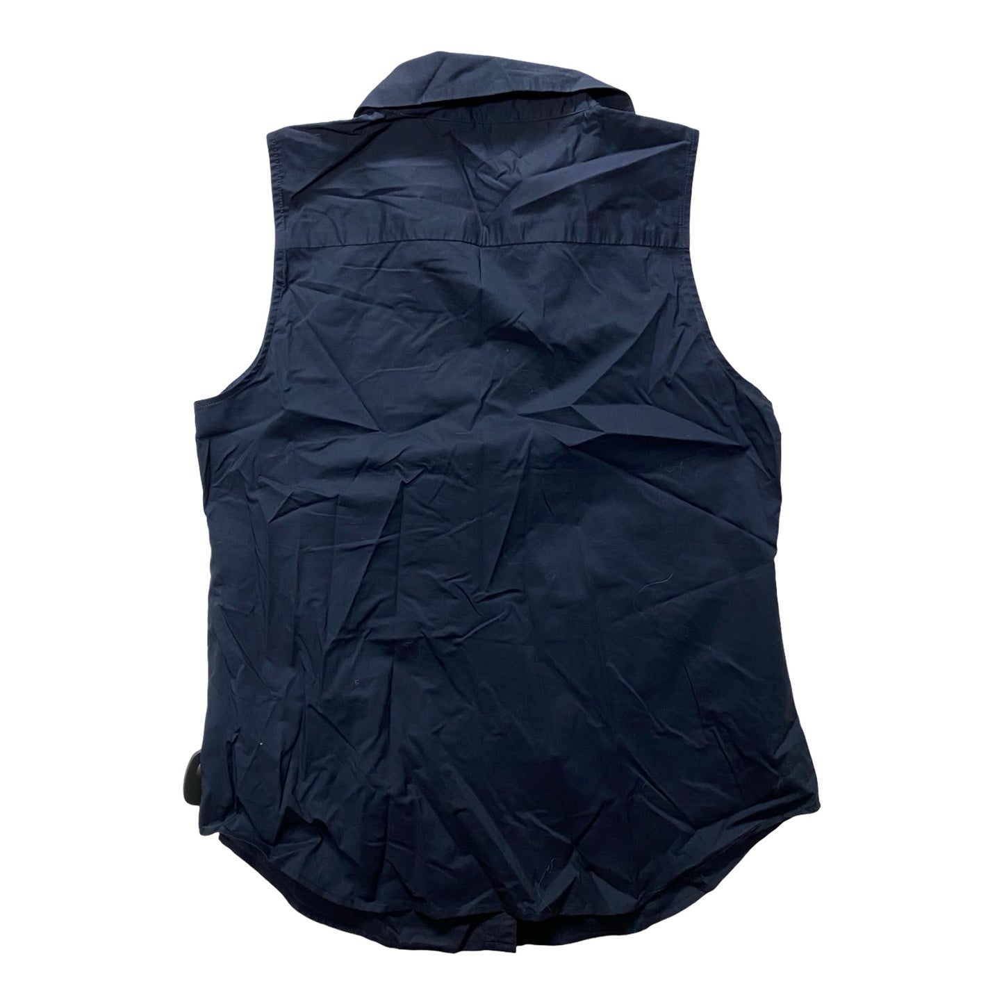 Top Sleeveless By Ann Taylor In Navy, Size:M