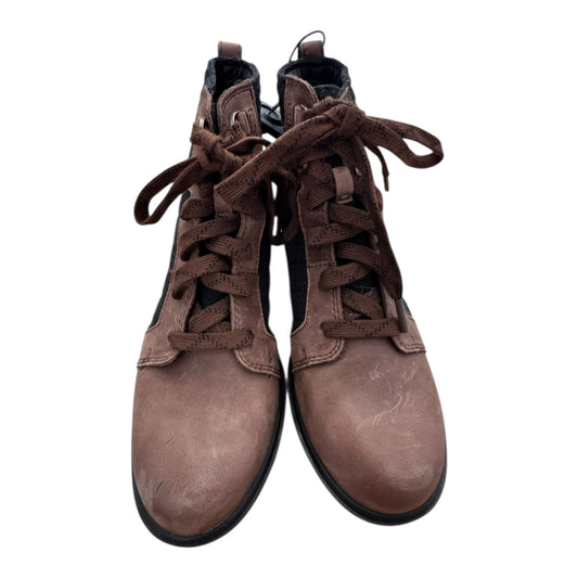 Boots Designer By Sorel In Brown & Grey, Size:7.5