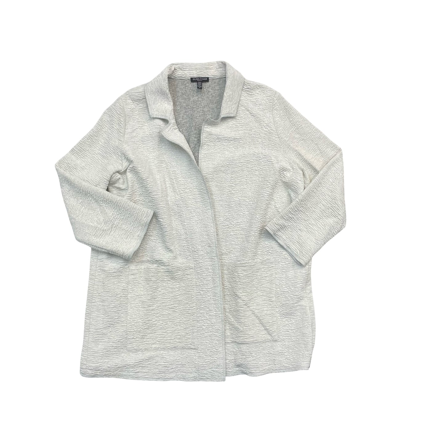 Blazer Designer By Eileen Fisher In Grey, Size:1X