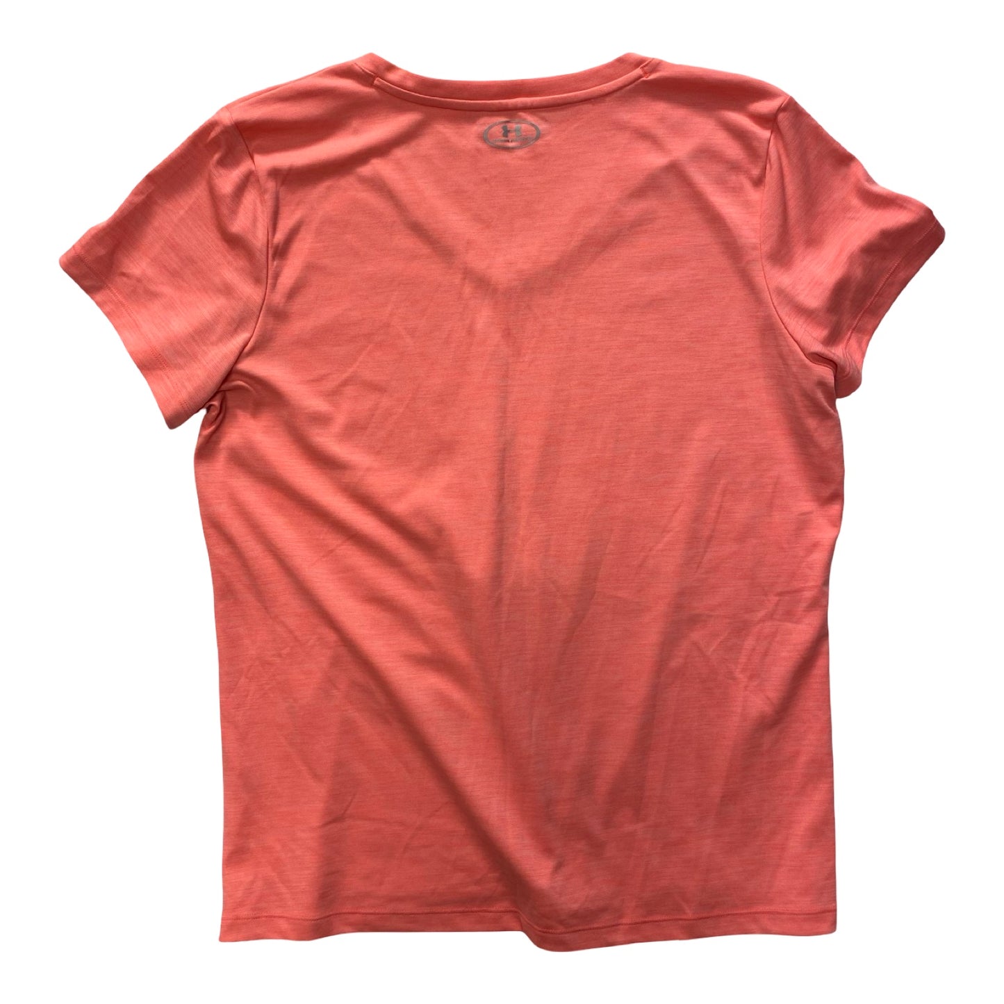 Athletic Top Ss By Under Armour In Coral, Size:Xl